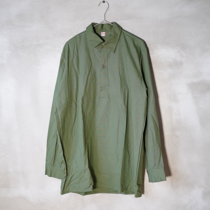 Swedish Army / M55 shirts deadstock スイス軍 M55 シャツ デッドストック | Vintage.City 古着屋、古着コーデ情報を発信