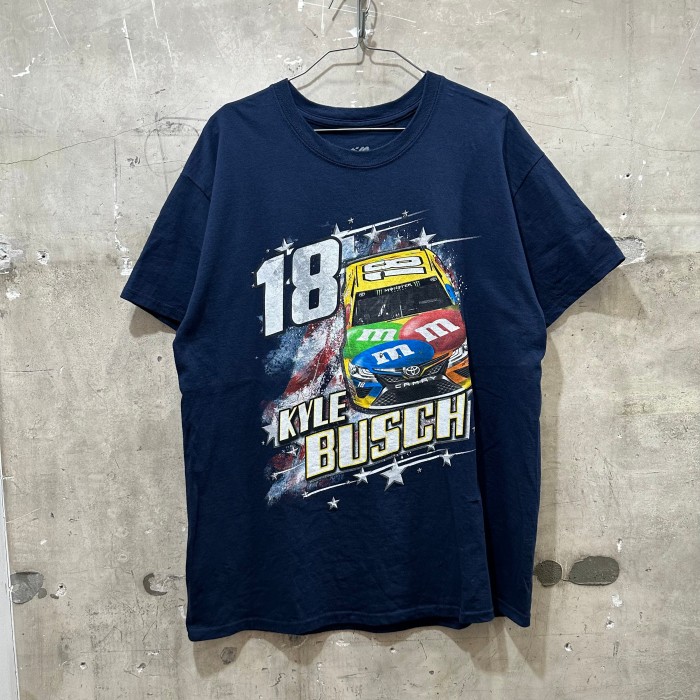 USA古着カイリブッシュ NASCAR レース レーシング Tシャツ 半袖 m&m トヨタ モンスター | Vintage.City 빈티지숍, 빈티지 코디 정보