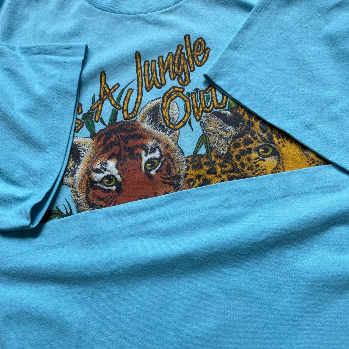 90s TEE JAYS HEF-T animal T-shirt Made in U.S.A. | Vintage.City 빈티지숍, 빈티지 코디 정보