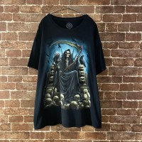 18’ US 古着 死神 grim reaper print Tシャツ | Vintage.City ヴィンテージ 古着