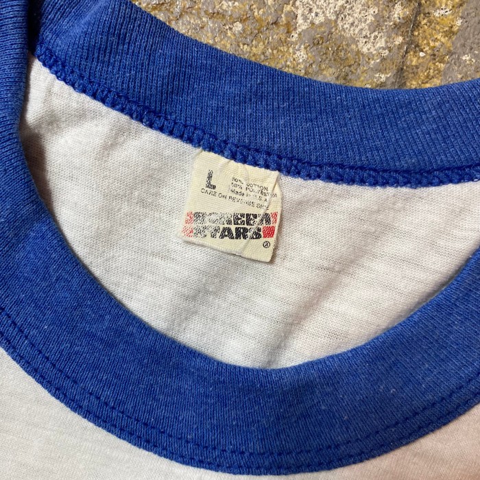 70s80s スクリーンスターズ リンガーtシャツ USA製 L ブルー | Vintage.City 빈티지숍, 빈티지 코디 정보