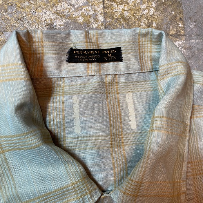 60s70unknown 半袖シャツ ペールグリーン M | Vintage.City 古着屋、古着コーデ情報を発信