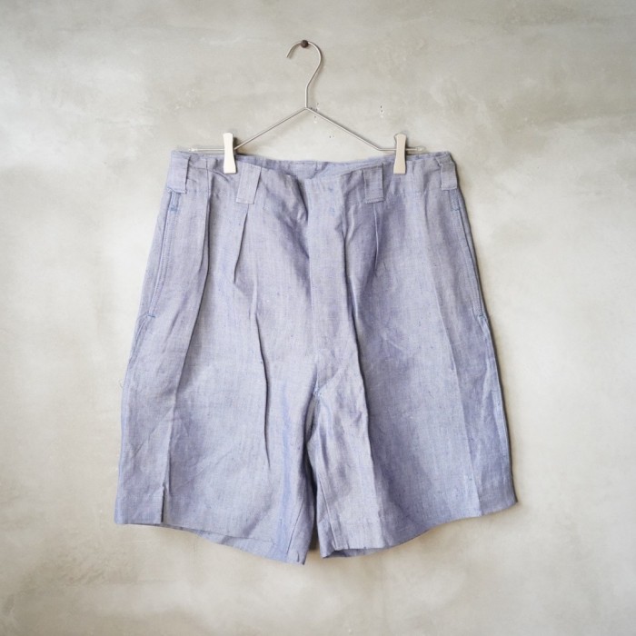 French Army / 50’s Linen Shorts フランス軍 リネン ショートパンツ デッドストック | Vintage.City 古着屋、古着コーデ情報を発信