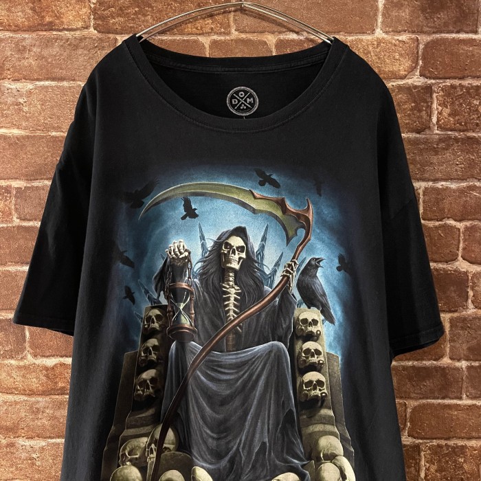 18’ US 古着 死神 grim reaper print Tシャツ | Vintage.City 古着屋、古着コーデ情報を発信