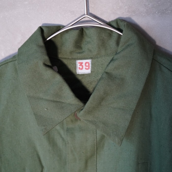 Swedish Army / M55 shirts deadstock スイス軍 M55 シャツ デッドストック | Vintage.City 古着屋、古着コーデ情報を発信