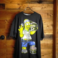 00's SIMPSON'S Bling Bling S/S Tee / BLACK / XXL / USED | Vintage.City ヴィンテージ 古着