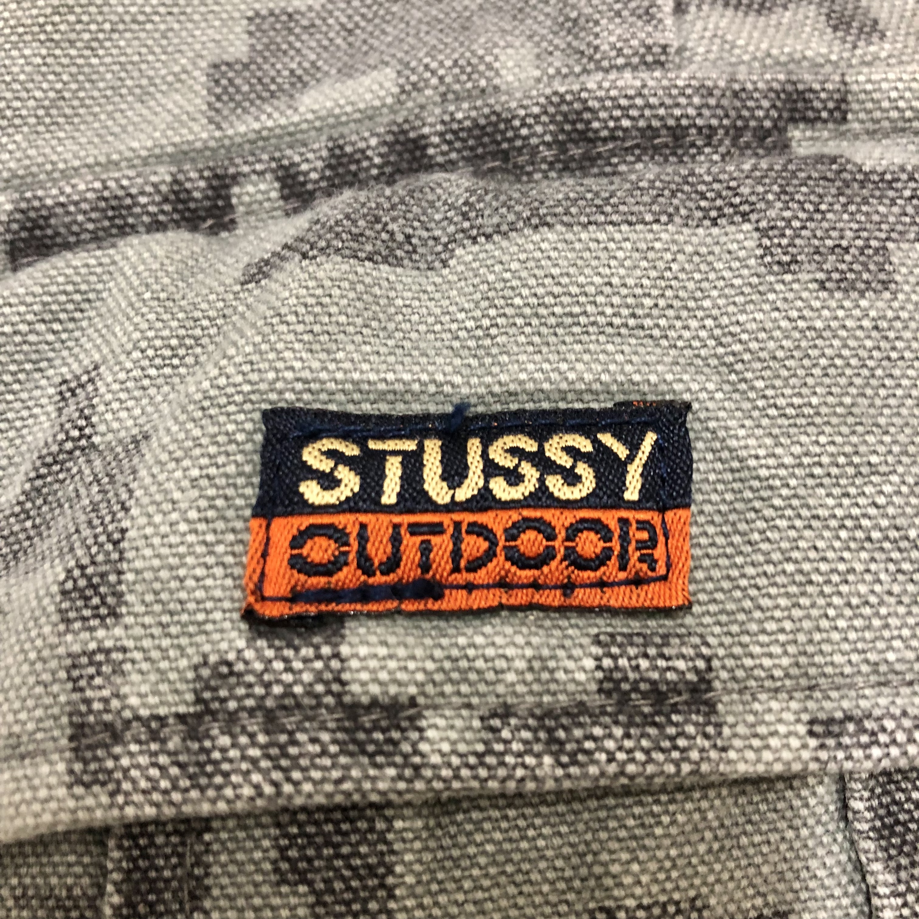 90s OLD STUSSY/STUSSY OUTDOOR/Degicamo cargo shorts/USA製/紺タグ