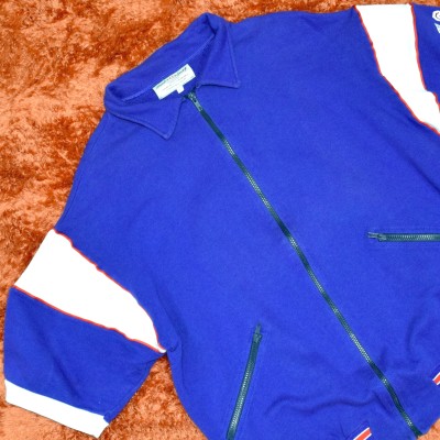 short sleeve track jacket | Vintage.City 古着屋、古着コーデ情報を発信