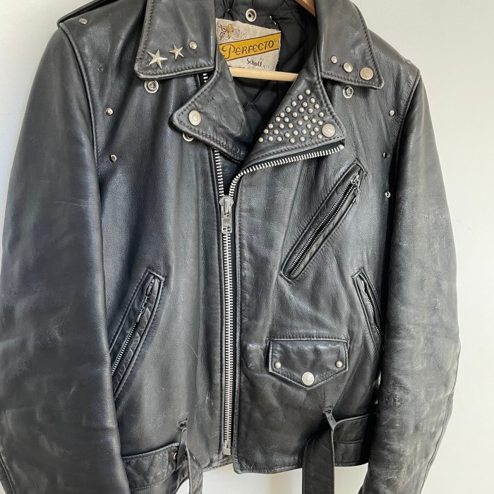 80s schott double leather jkt. | Vintage.City 古着屋、古着コーデ情報を発信