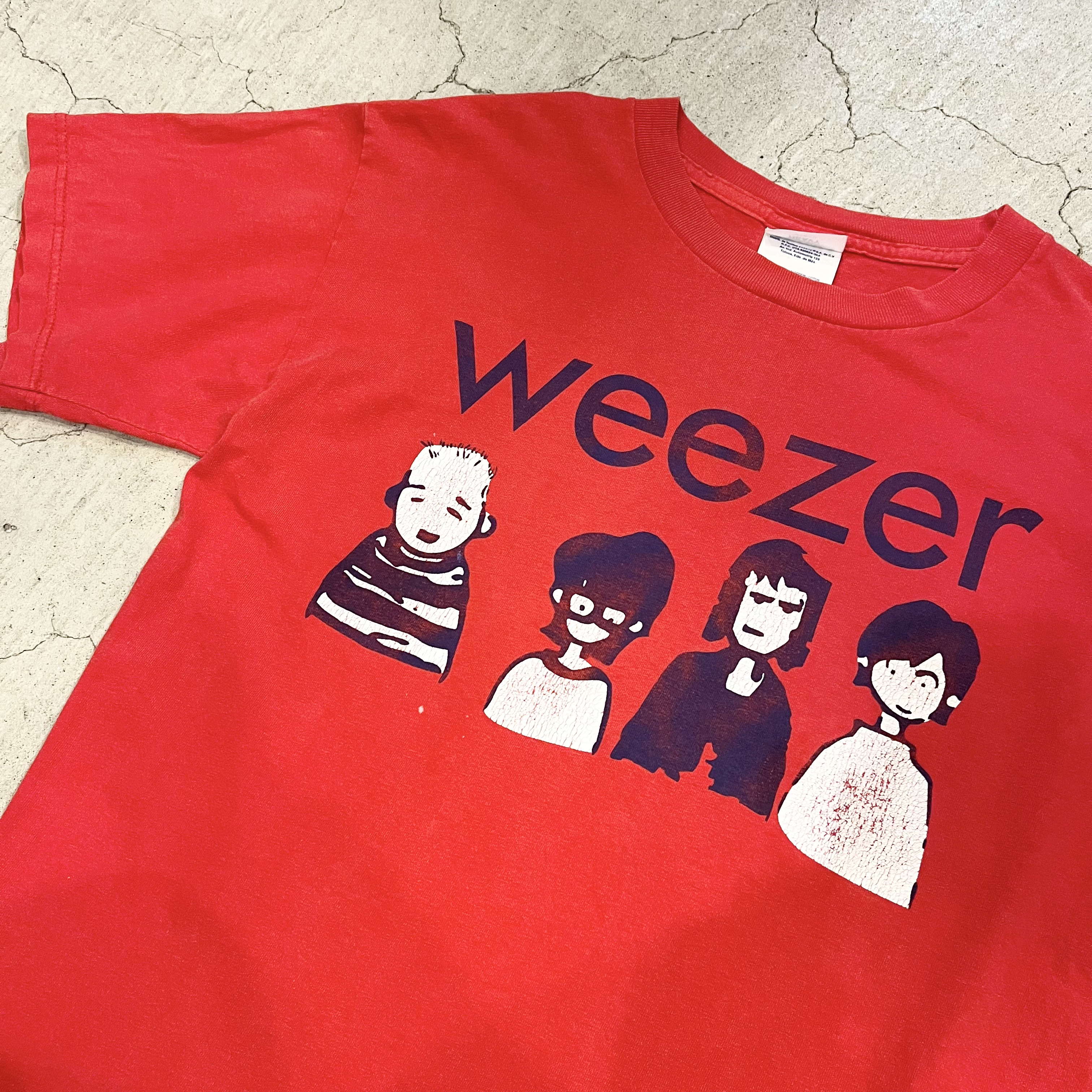 00s Weezer ロゴ プリント バンド Tシャツ 2002-