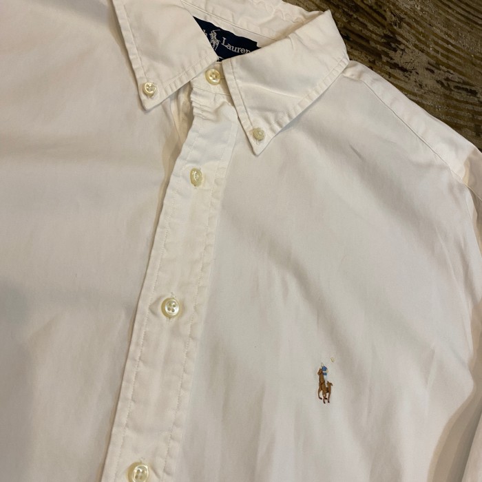 USED ラルフローレン ボタンダウン シャツ 18 ホワイト | Vintage.City 古着屋、古着コーデ情報を発信