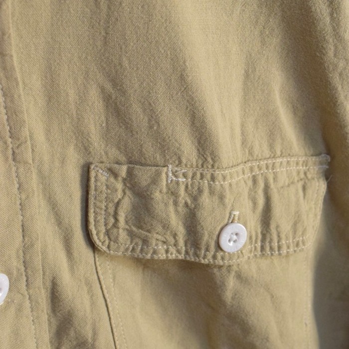 90s " big mac " beige chambray(cotton) work shirts | Vintage.City Vintage Shops, Vintage Fashion Trends