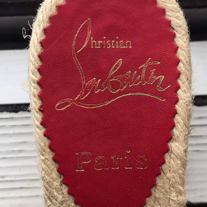 【Christian louboutin】リボン ウェッジソールサンダル | Vintage.City 빈티지숍, 빈티지 코디 정보