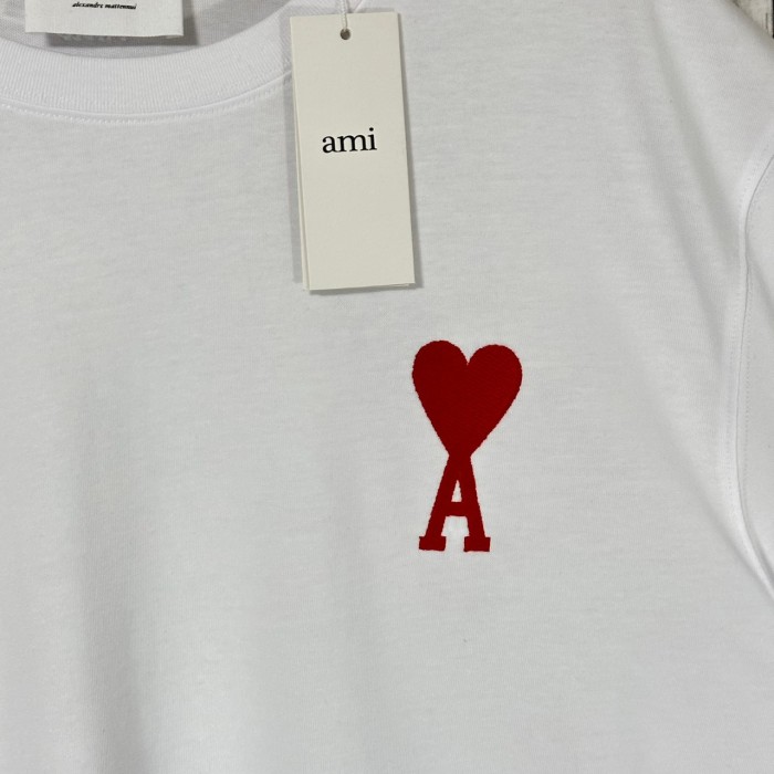 S新品 AMI Paris アミ グラフィック ロゴ ロング Tシャツ グレー