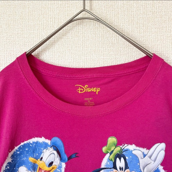 【美品】Disney ディズニー Tシャツ 2019年限定 オーバーサイズ 半袖カットソー プリント ミッキー ミニー ドナルド グーフィー | Vintage.City 古着屋、古着コーデ情報を発信