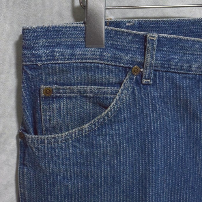 80s " Lee 200 " stripe pattern denim pants | Vintage.City 古着屋、古着コーデ情報を発信
