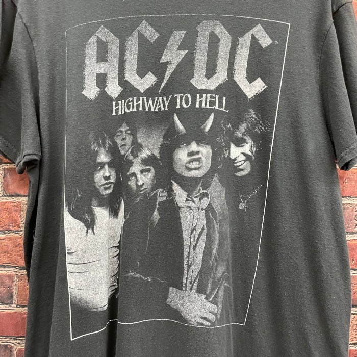 AC/DC ACDC エーシーディーシー Tシャツ バンT バンド ロックT Highway to Hell 地獄のハイウェイ | Vintage.City 빈티지숍, 빈티지 코디 정보