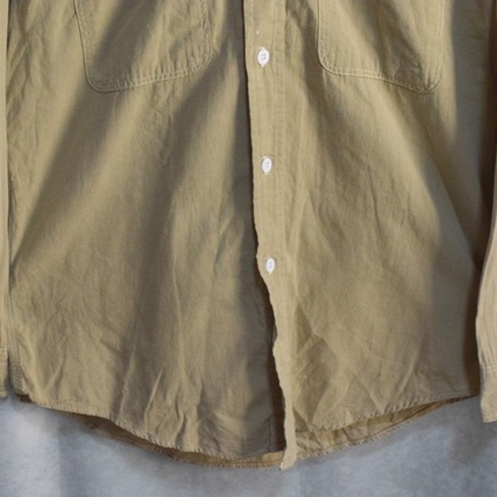 90s " big mac " beige chambray(cotton) work shirts | Vintage.City 빈티지숍, 빈티지 코디 정보