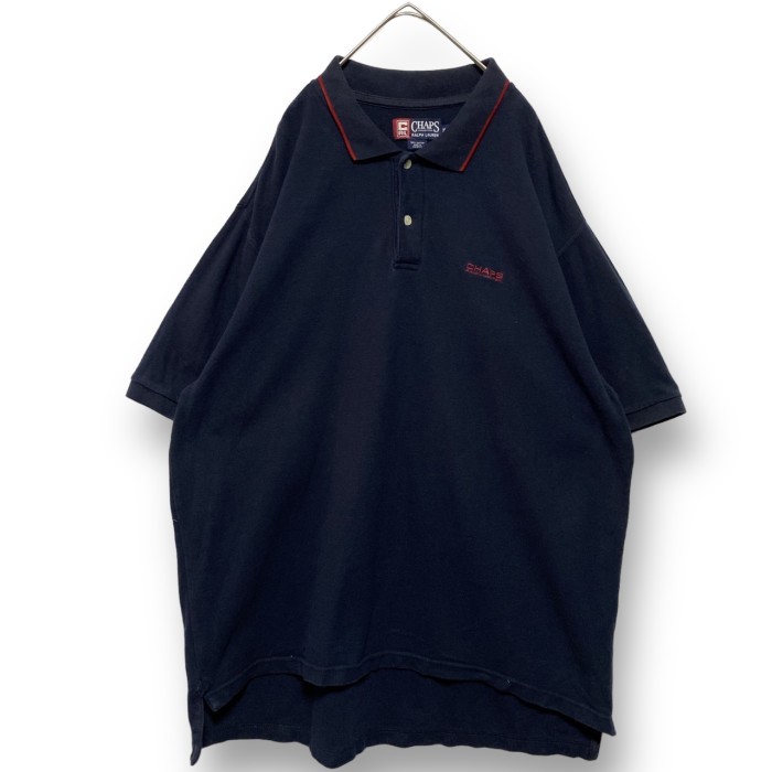 90s ■ チャップス ラルフローレン 半袖 ポロシャツ ( メンズ L )