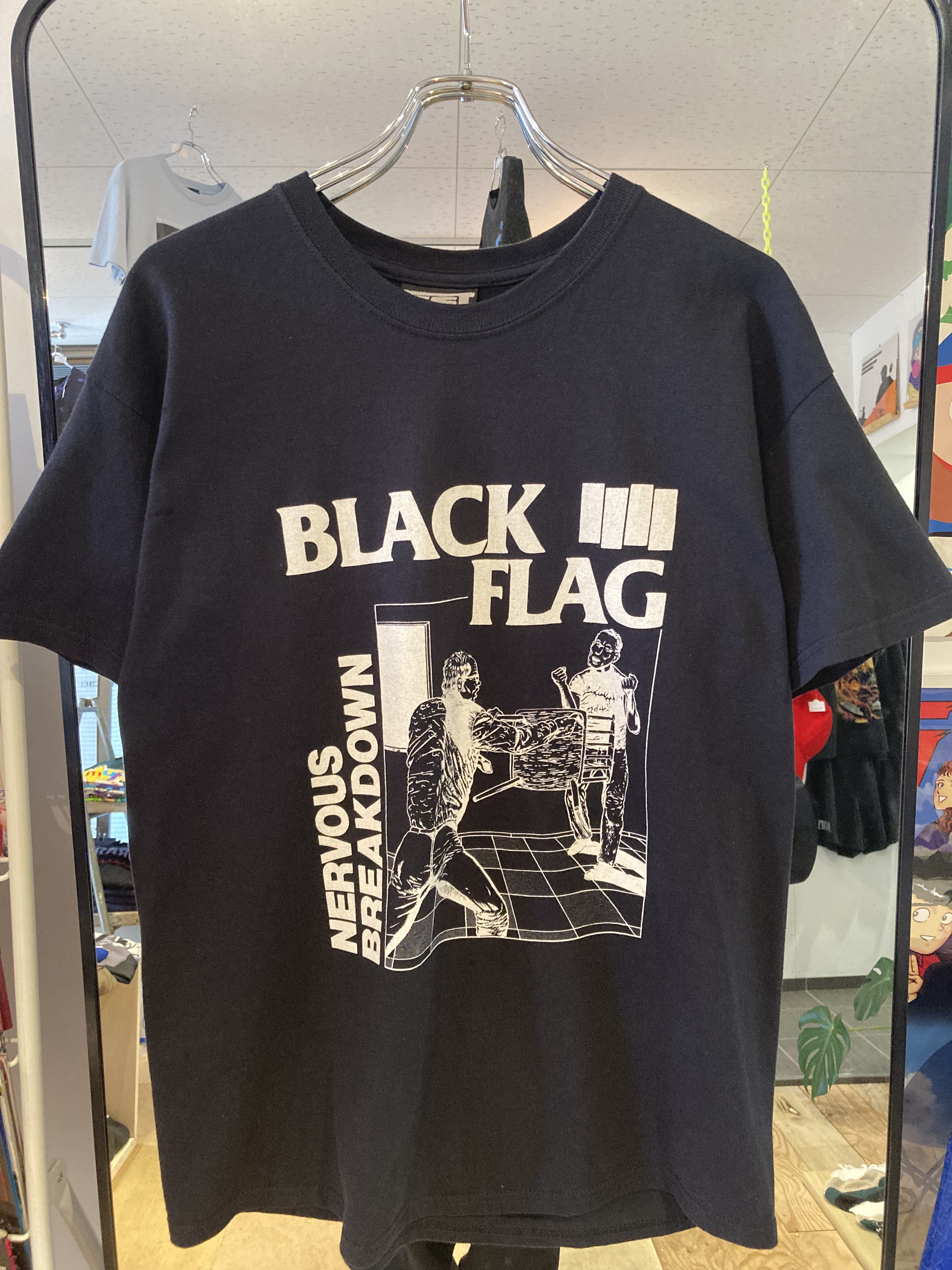 nikesupレア！　Black Flag オリジナル　90s Tシャツ　L