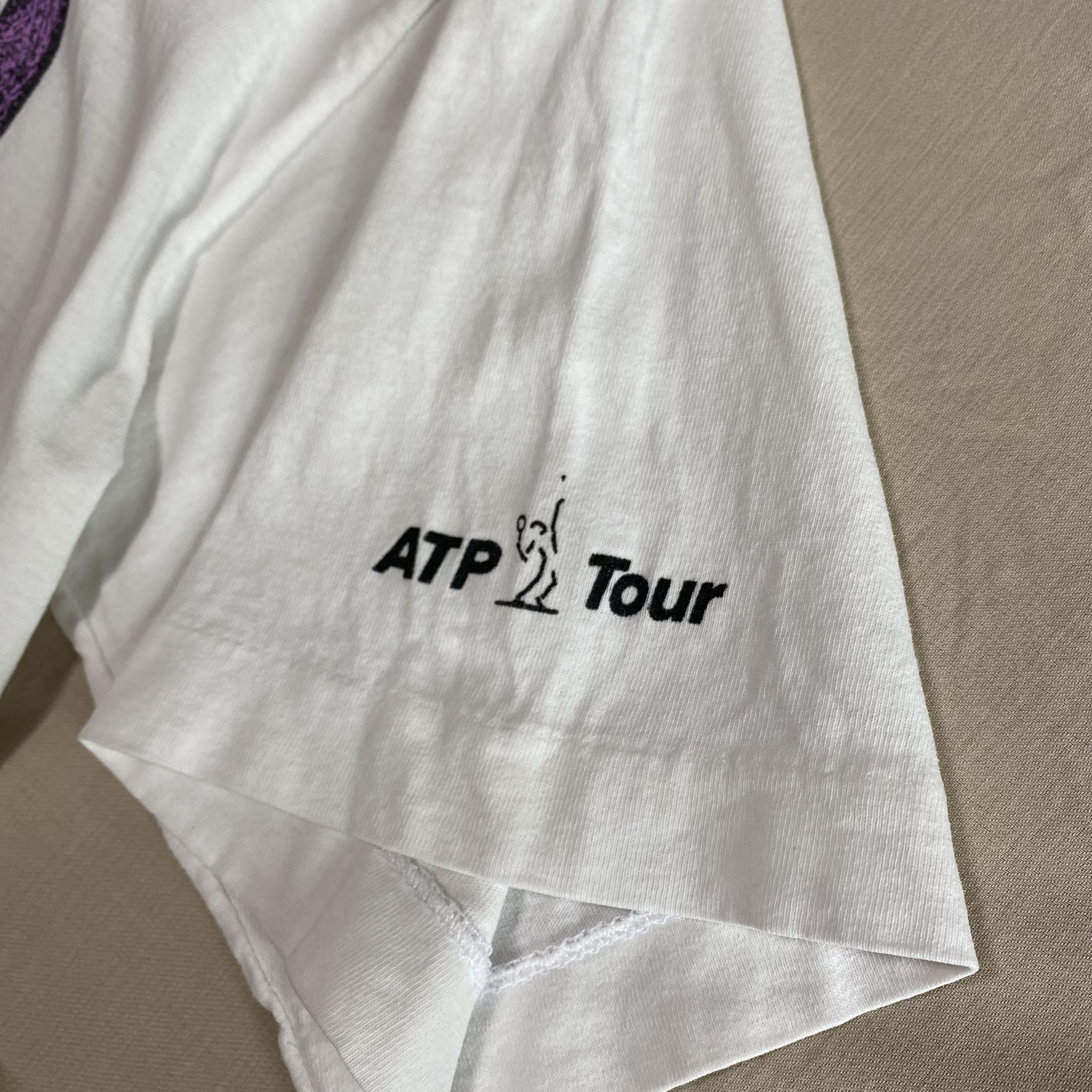 adidas アディダス ATP Tour ロゴ テニスプリント Tシャツ S