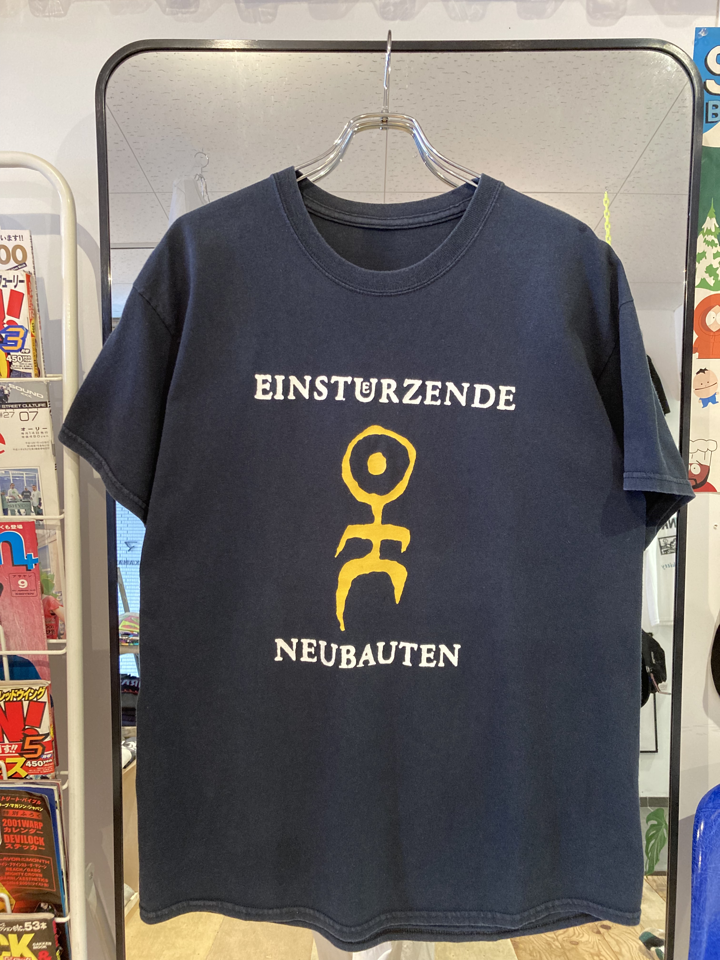 ヴィンテージ ノイバウテン Neubauten Tシャツ  ブラック メンズ総丈63