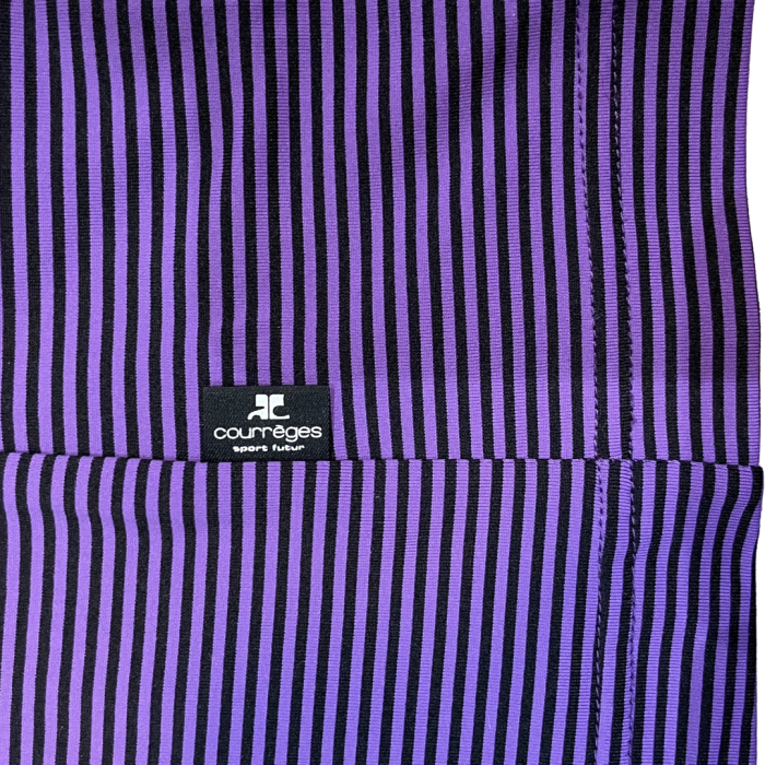 Courreges One point Logo Purple | Vintage.City Vintage Shops, Vintage Fashion Trends