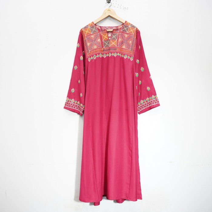 SPECIAL ITEM* USA VINTAGE EMBROIDERY DESIGN ETHNIC ONE PIECE 