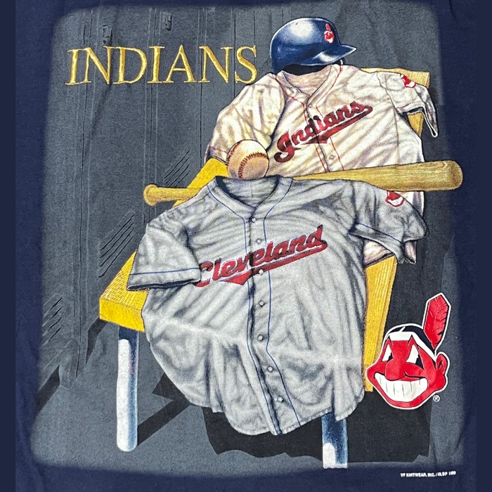 古着 Tシャツ クリーブランド・インディアンス Cleveland Indians US古着 90s MLB メジャーリーグ ベースボール 野球 ワフー酋長 ゆるだぼ オーバーサイズ オシャレ メンズ レディース 希少 3XL | Vintage.City 古着屋、古着コーデ情報を発信