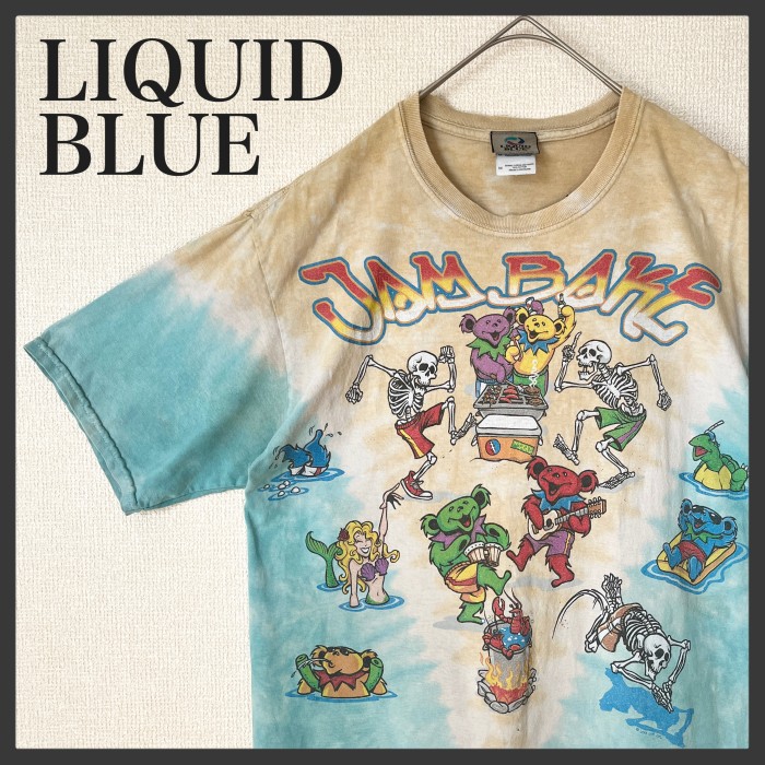 LIQUID BLUE リキッドブルー Tシャツ 半袖カットソー キャラクター