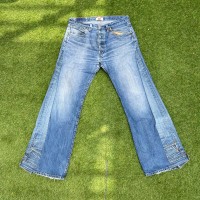 【NO.9】LEVI’S 501 remake flared pants design denim Blue | Vintage.City 古着屋、古着コーデ情報を発信