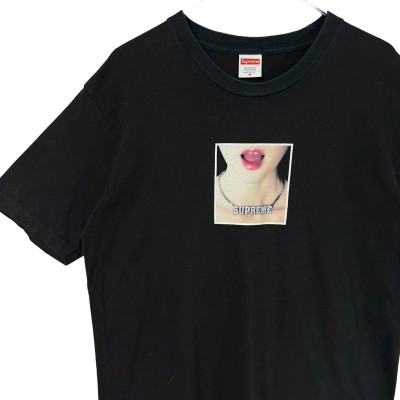 supreme シュプリーム Tシャツ センターロゴ ネックレス プリントロゴ ...