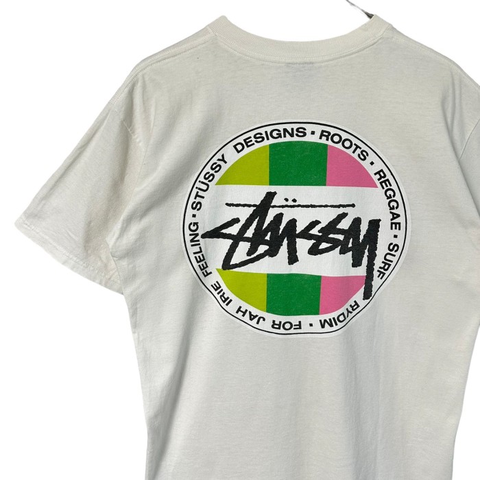 stussy ステューシー Tシャツ バックロゴ サークルロゴ ワンポイントロゴ