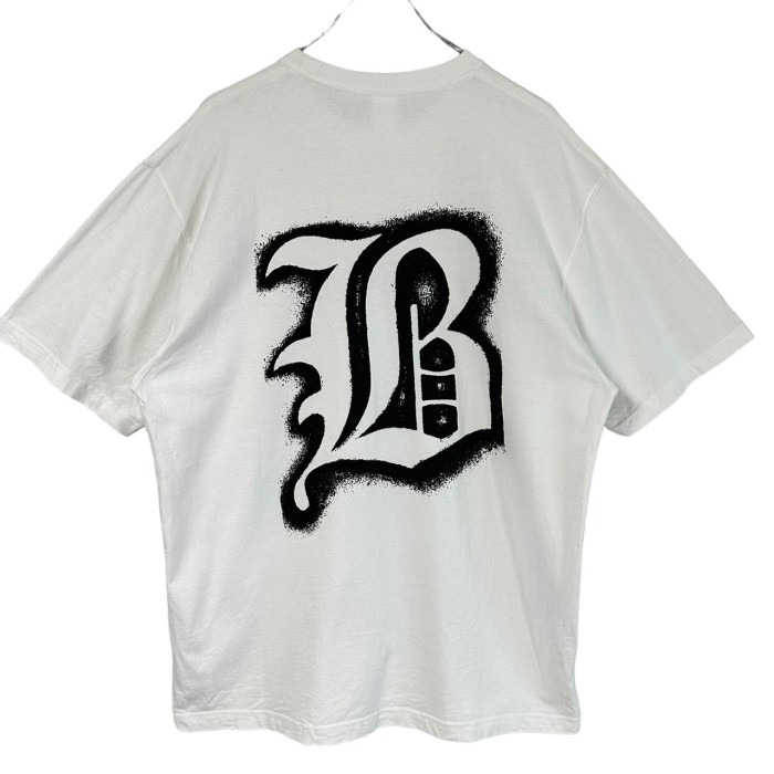Black eye Patch Tシャツ XL センターロゴ プリントロゴ-