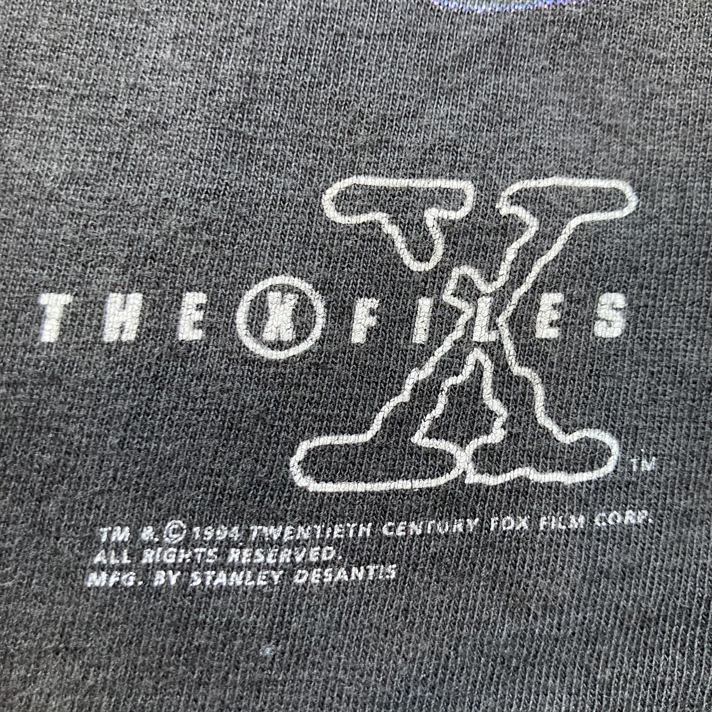 90s the X-files print T-shirt Xファイル 半袖Tシャツ | Vintage.City