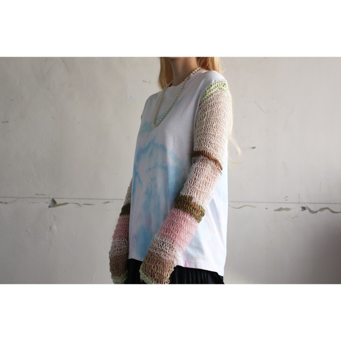 aNz × Ondev hand knit remake Tee 「杏」 | Vintage.City Vintage Shops, Vintage Fashion Trends