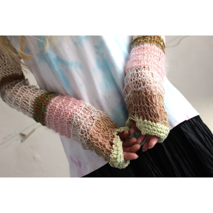 aNz × Ondev hand knit remake Tee 「杏」 | Vintage.City 빈티지숍, 빈티지 코디 정보
