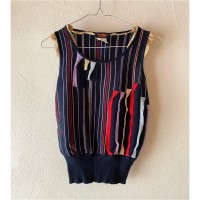 《NEW》Knit tank top with frills | Vintage.City 古着屋、古着コーデ情報を発信