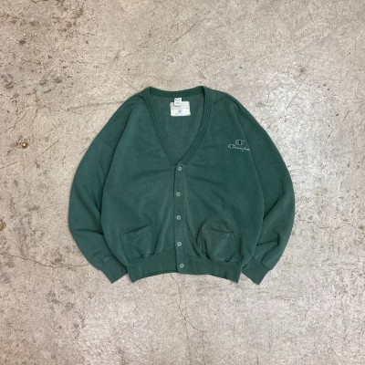 1980s '' Champion '' Sweat Cardigan (made in Italy) | Vintage.City 古着屋、古着コーデ情報を発信