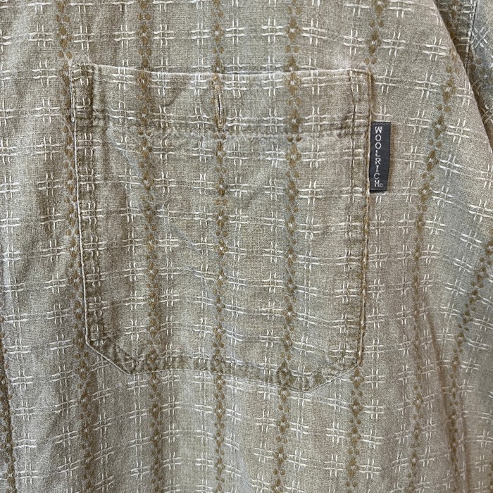 【美品】ウールリッチ　ワークシャツ　半袖　古着　ベージュ　XL　USA製 | Vintage.City 빈티지숍, 빈티지 코디 정보