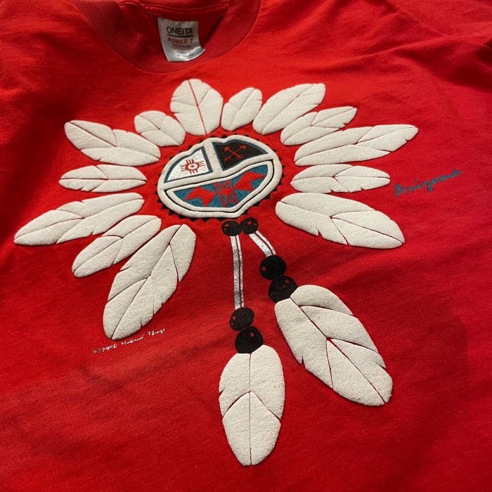 90s USA製 ONEITA Tシャツ インディアン ネイティブ系 発泡プリント | Vintage.City 古着屋、古着コーデ情報を発信