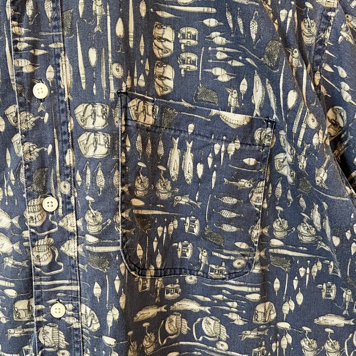 【美品】90's ウールリッチ フィッシングシャツ 半袖 メンズ 古着 ヴィンテージ 2XL USA製 | Vintage.City 빈티지숍, 빈티지 코디 정보