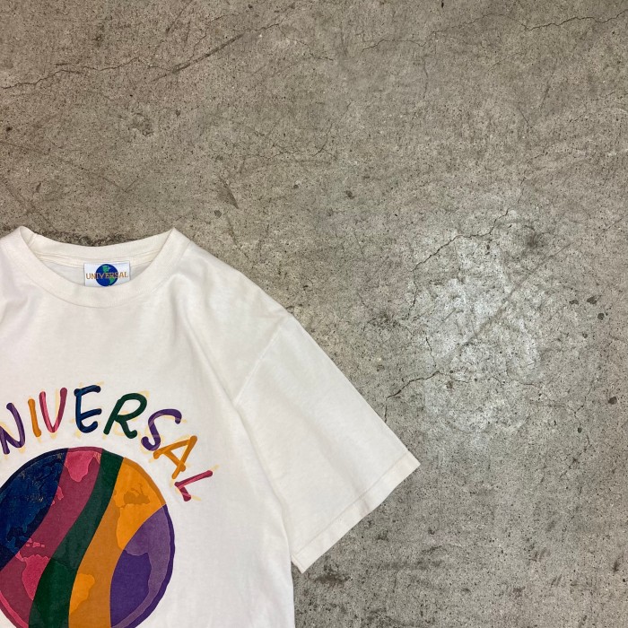 1990s '' USJ '' Multi-Color Printed S/S T-Shirt (made in USA) | Vintage.City 古着屋、古着コーデ情報を発信