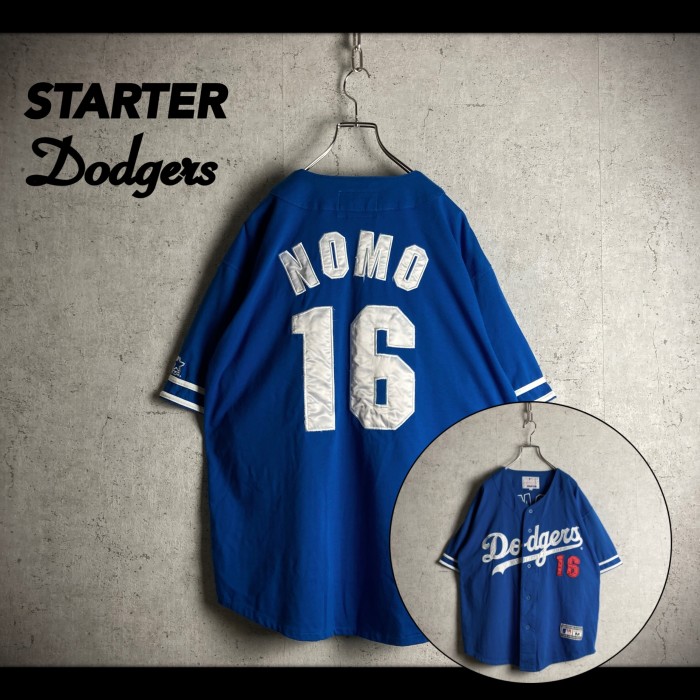 90s~ MLB ロサンゼルス ドジャース STARTER ベースボールシャツ