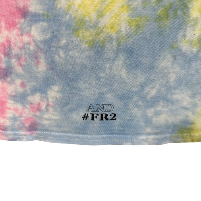 FR2×WIND AND SEA コラボ Tシャツ 刺繍ロゴ タイダイ デカロゴ ...
