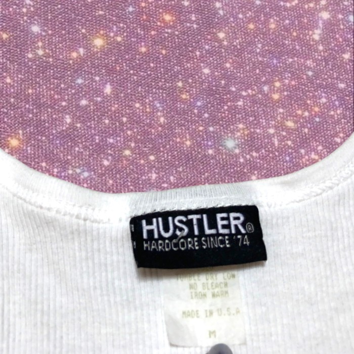00's Y2K McBling  made in USA ”HUSTLER ” Hustler Honey 1974 QUEEN BEE Crown Graphic Tank top | Vintage.City 古着屋、古着コーデ情報を発信