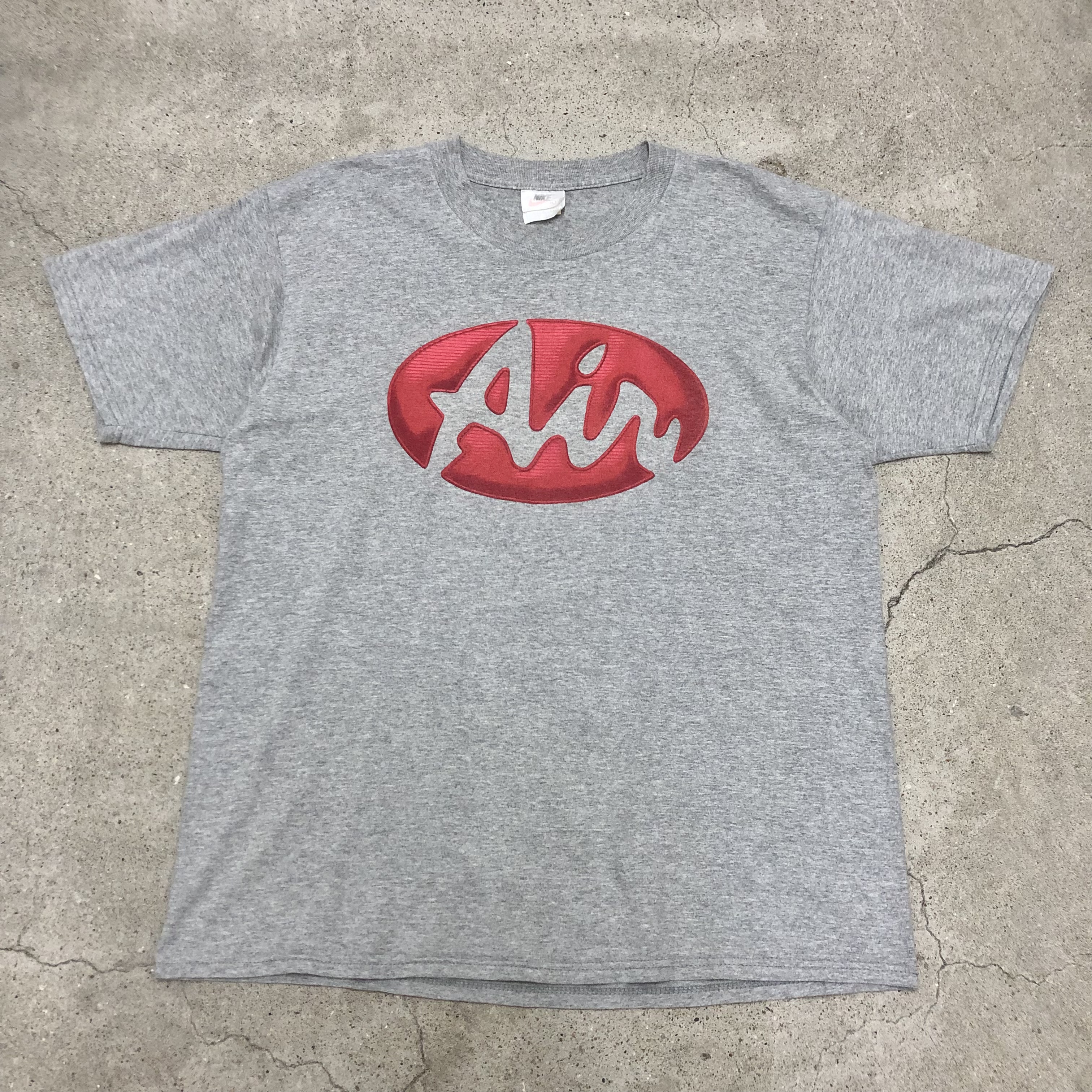 00s USA製 NIKE ナイキ プリント ロゴ Tシャツ