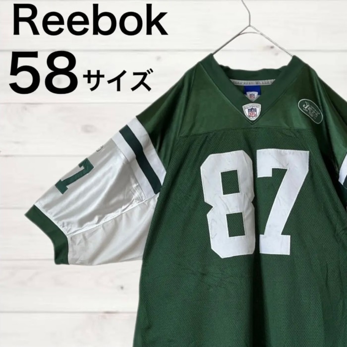 【美品】Reebok ゲームシャツ #87 コールズ アメフト 58サイズ グリーン | Vintage.City 빈티지숍, 빈티지 코디 정보
