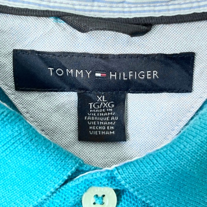 【美品】トミーヒルフィガー ポロシャツ 古着 ヴィンテージ XL ブルー | Vintage.City 古着屋、古着コーデ情報を発信