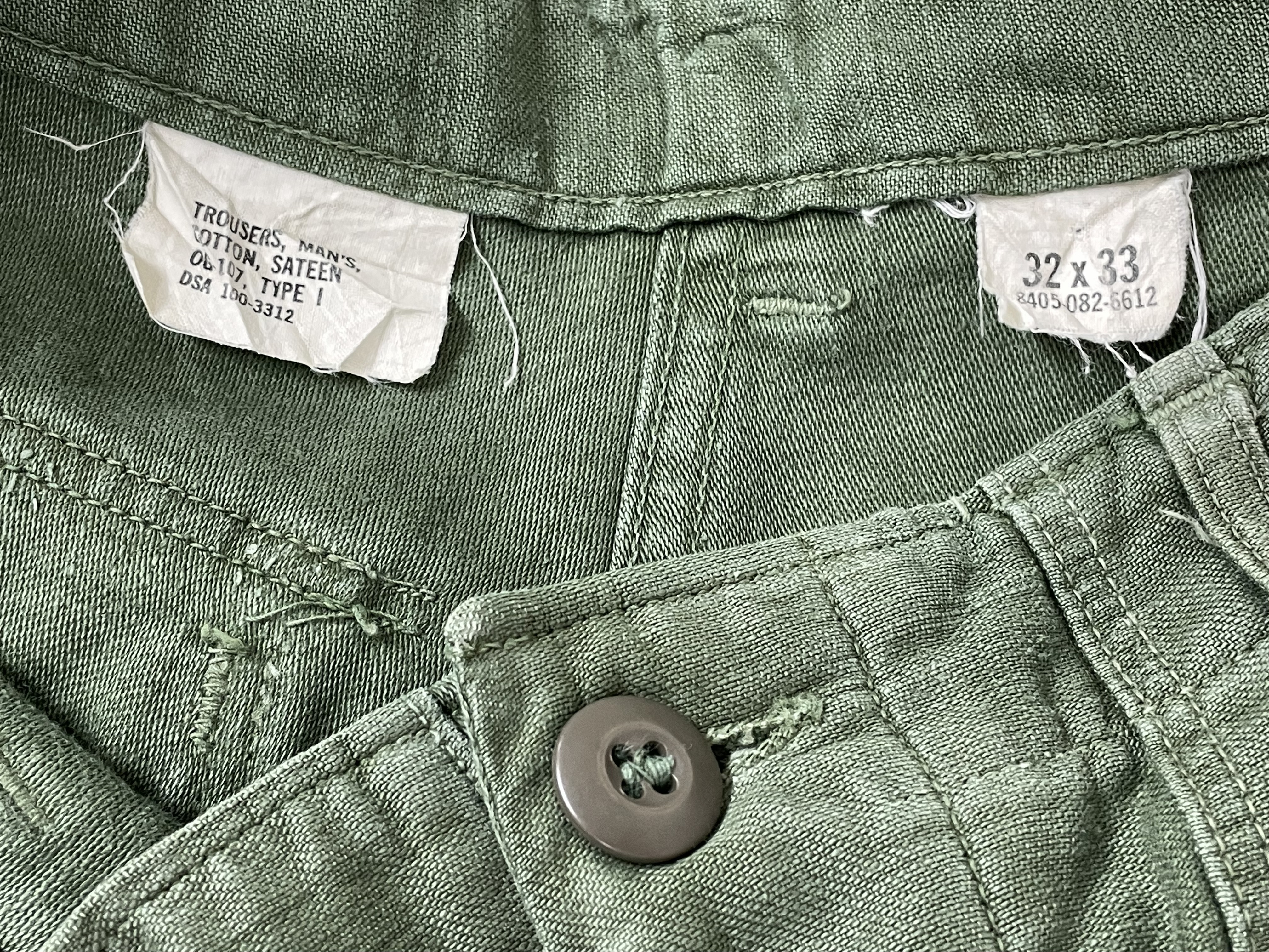 60's 米軍 us army trousers 8405-082-6612 ベイカーパンツ